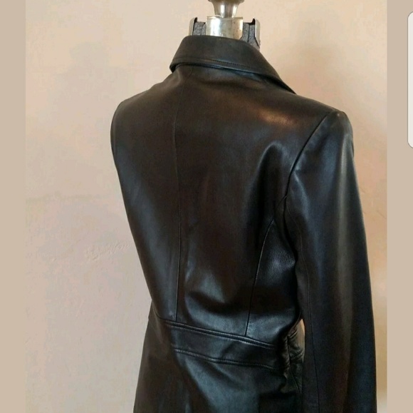 Luciano Barbera authentic, black leather jacket - Picture 3 of 8